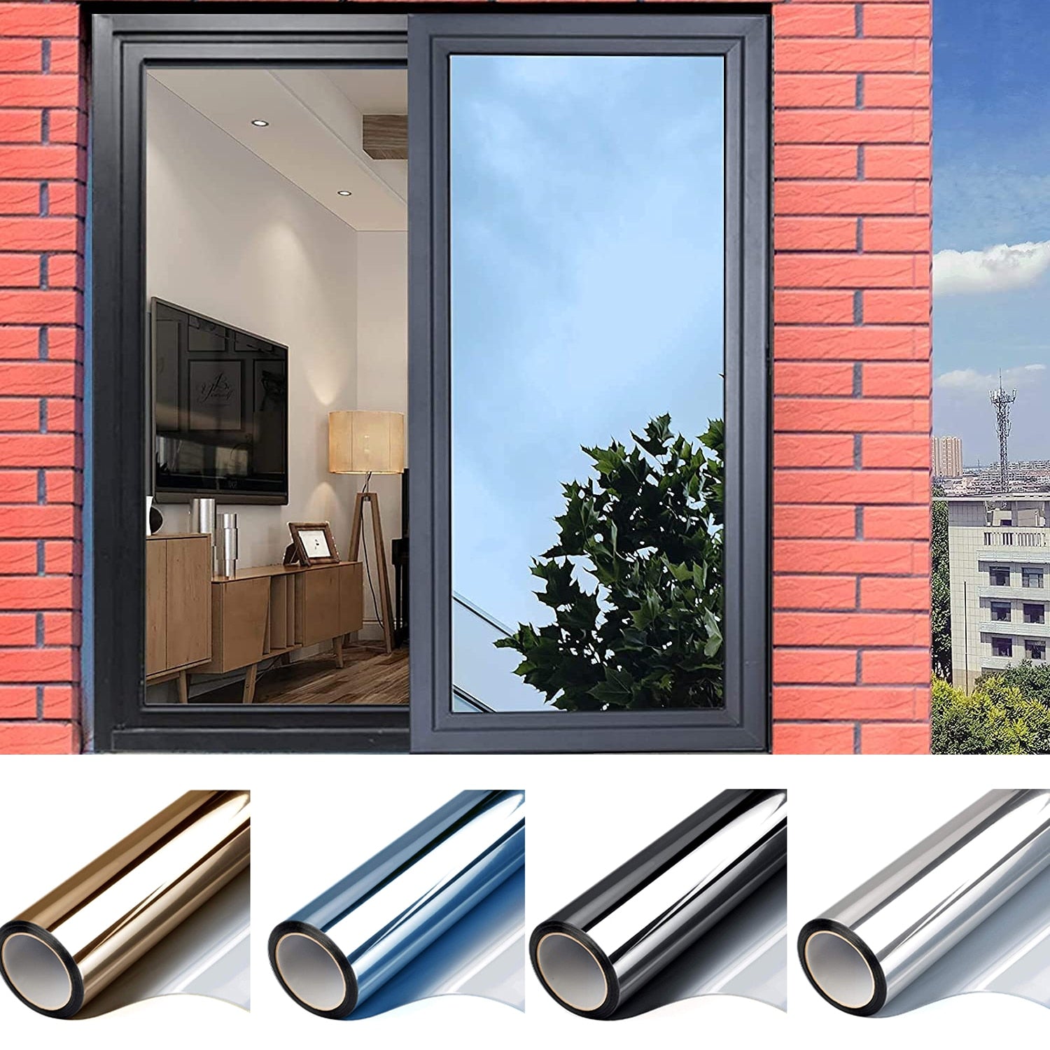 Privacy Raam Tint Film