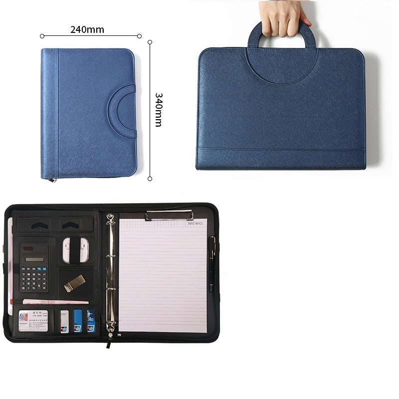 Leren Aktetas Organizer