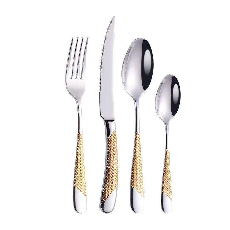 Modern Gouden Bestekset
