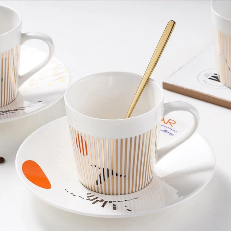Spiegel Reflectie Keramische Beker Set
