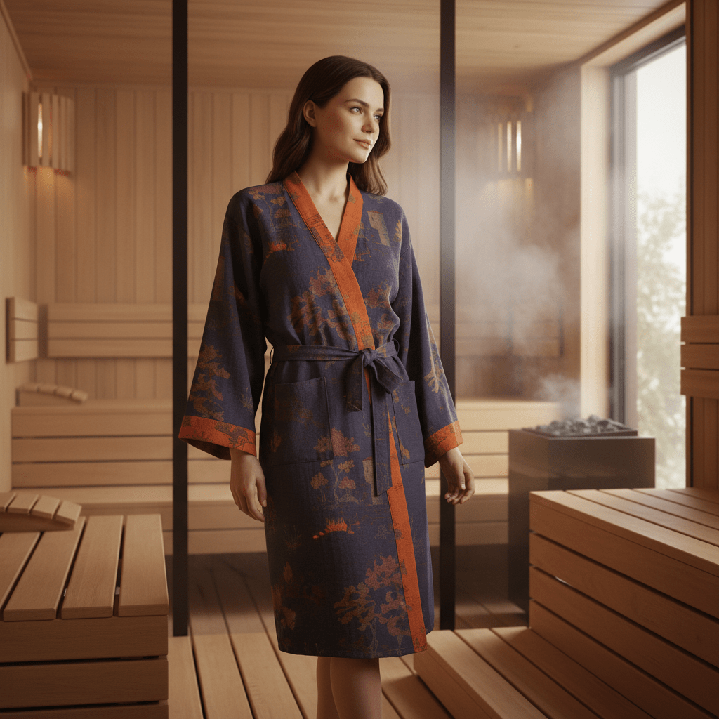 Heren Badjas Retro Stijl Kimono 0