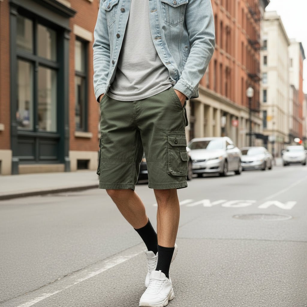 Heren Bermuda Shorts Losse Pasvorm 1