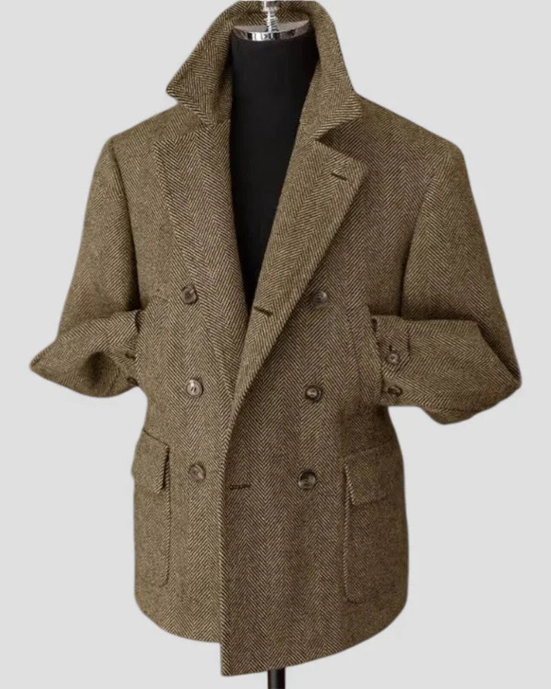 Heren Blazer Met Dubbele Rij Knopen 2