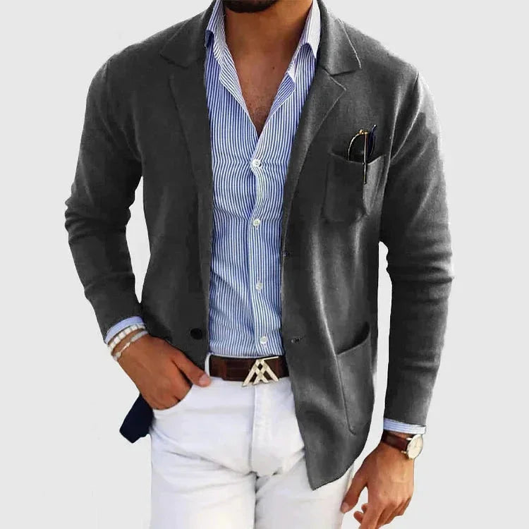 Heren Blazer Met Reverskraag Klassiek 5