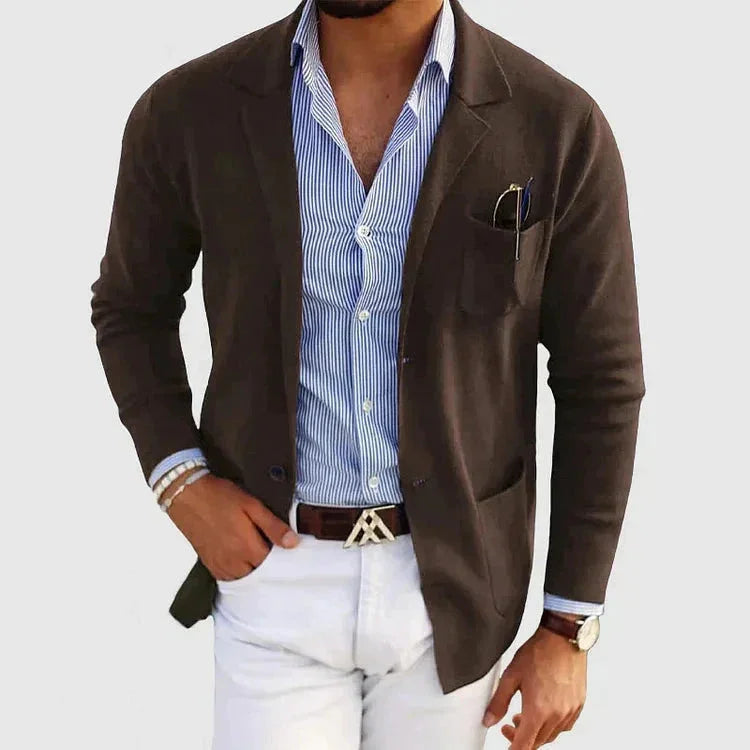 Heren Blazer Met Reverskraag Klassiek 7
