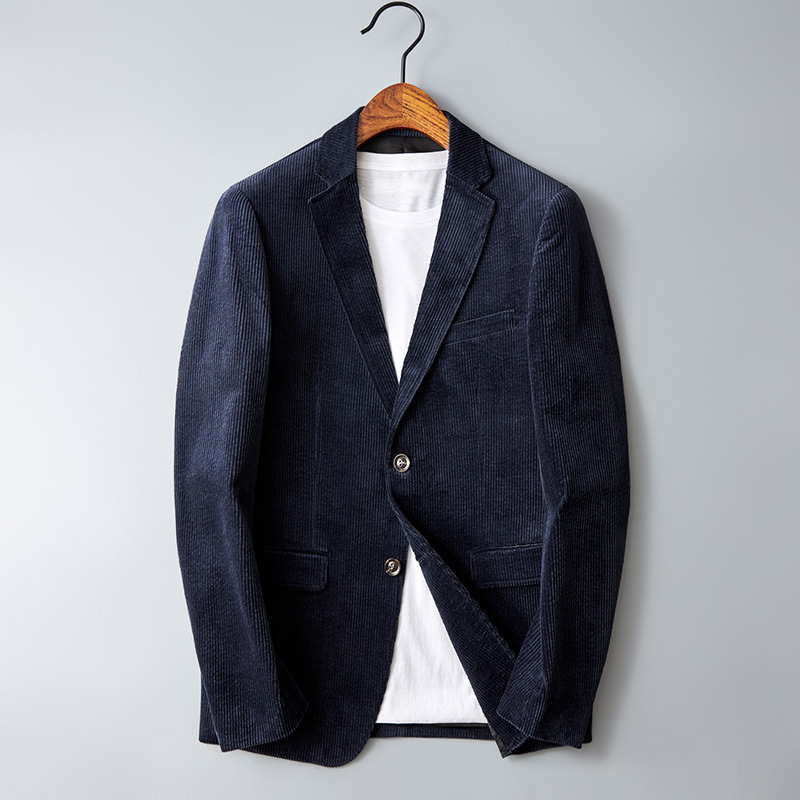 Heren Blazer Slank Met Unieke Revers 5
