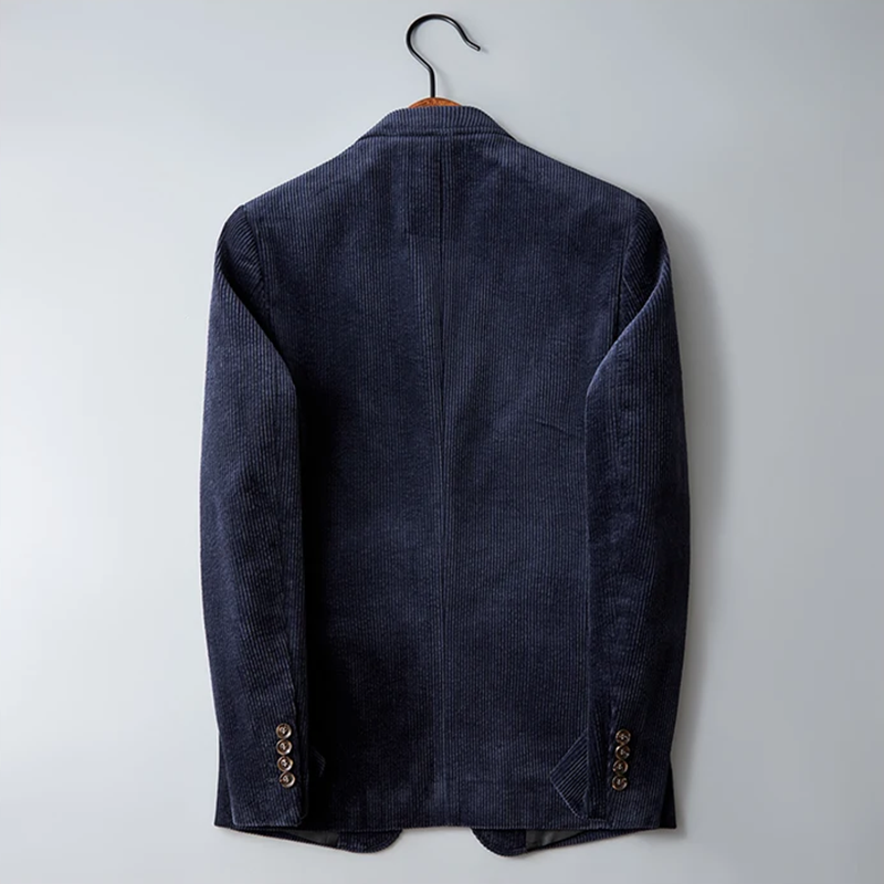 Heren Blazer Slank Met Unieke Revers 6