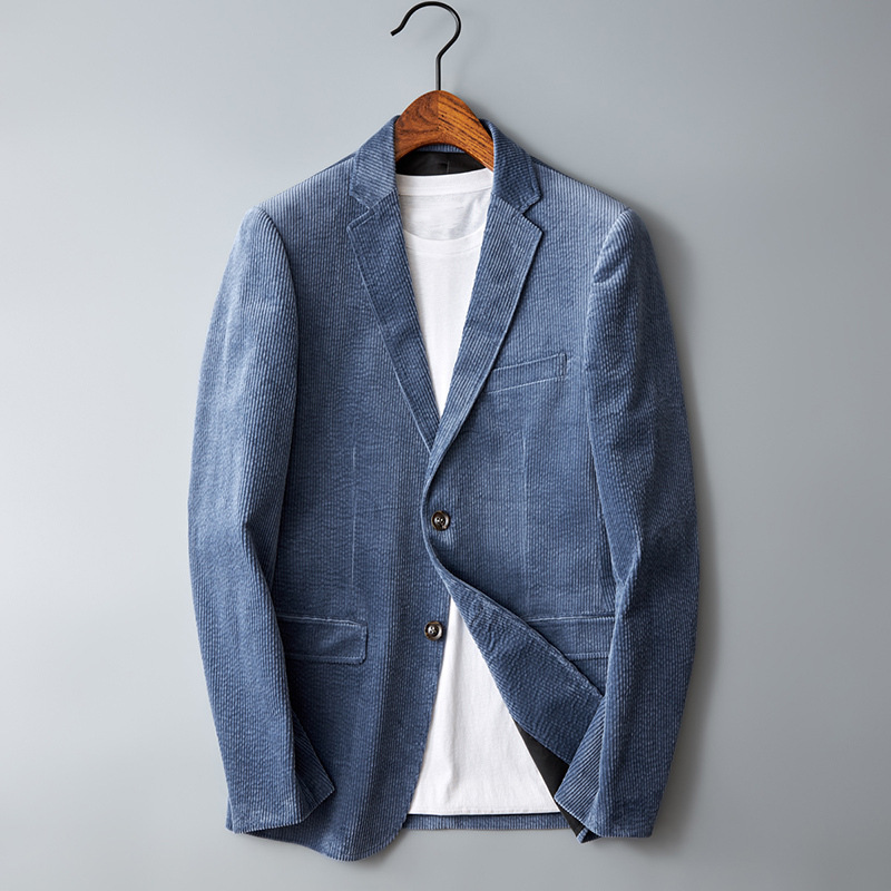 Heren Blazer Slank Met Unieke Revers 7