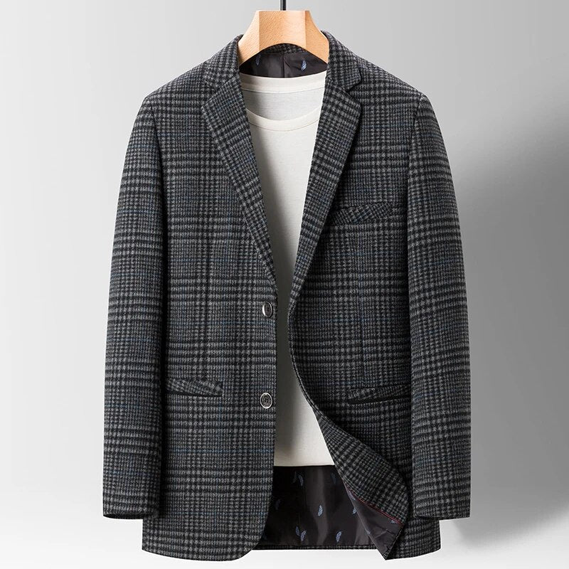 Heren Blazer Stijlvol Wol 4