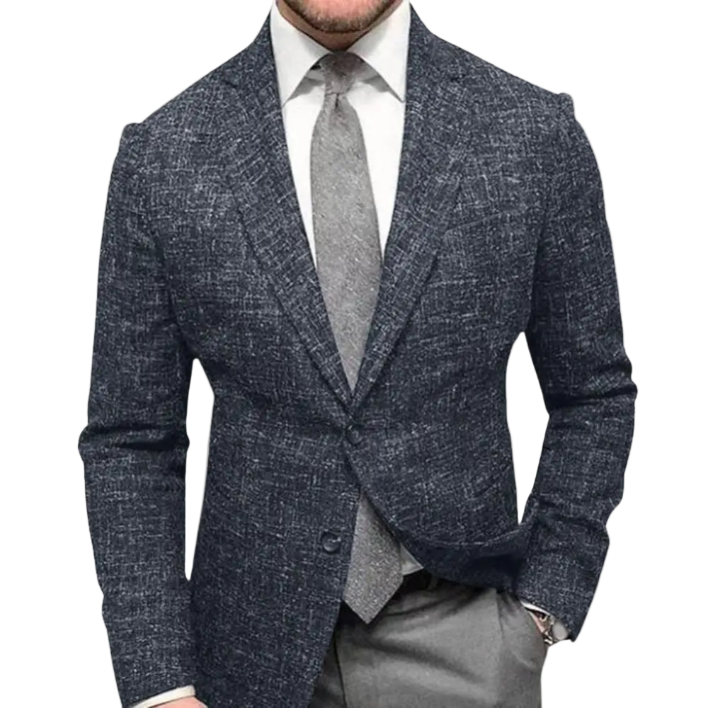 Heren Blazer Stijlvol met Casual Kragen 0