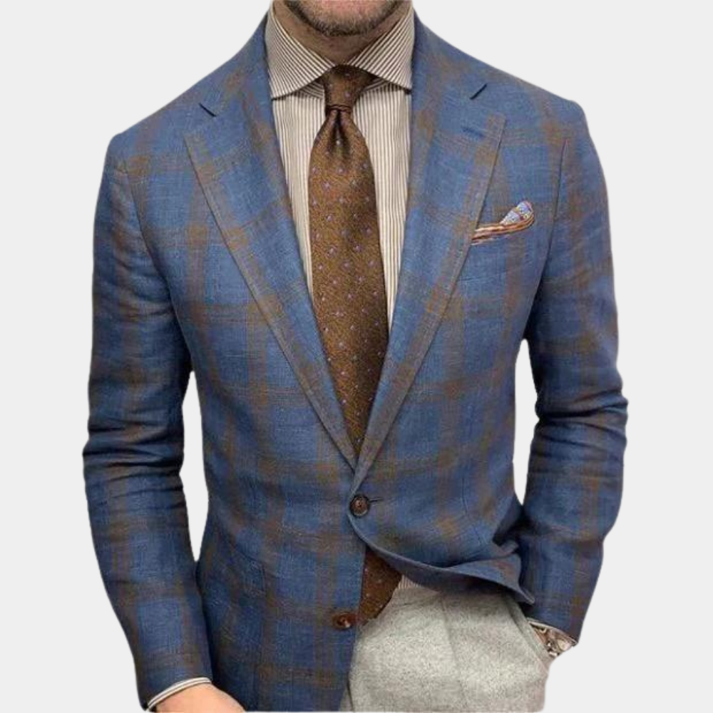 Heren Blazer Stijlvol met Casual Kragen 1