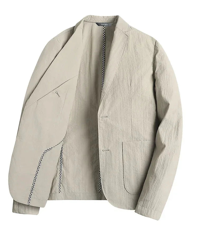 Heren Blazer van Linnen in Klassieke Stijl 6
