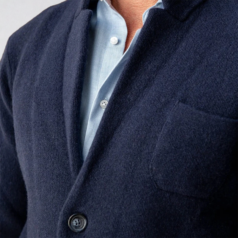 Heren Blazer van Wol met Zak voor Formele en Casual Gelegenheden 3