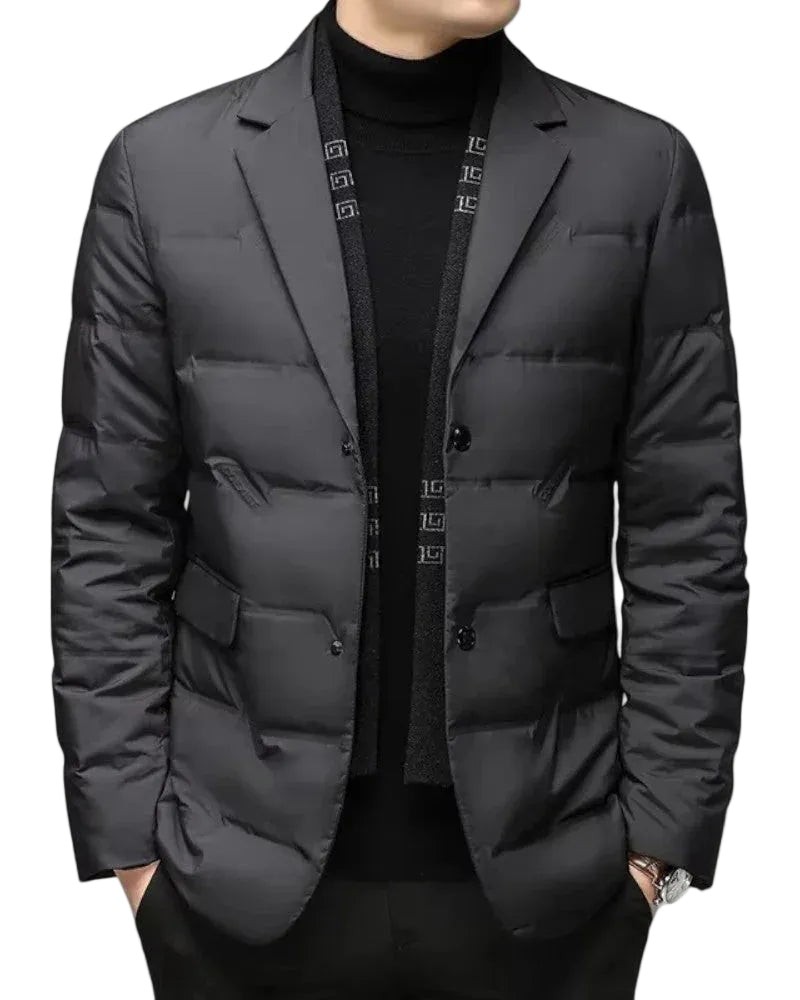 Heren Blazerjack Gewatteerd Smart Casual 0