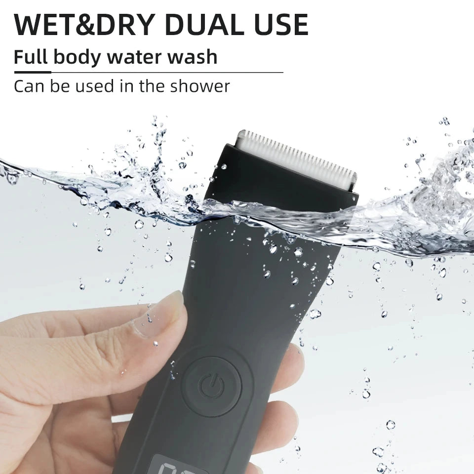 Heren Bodygroomer Ergonomisch Waterdicht Voor Gevoelige Gebieden 1