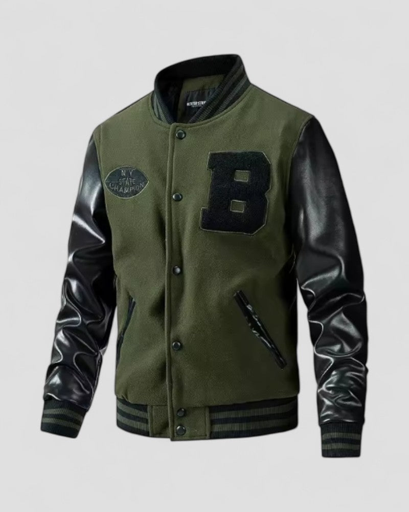 Heren Bomberjack Casual Sportief Met Trendy Pasvorm 3