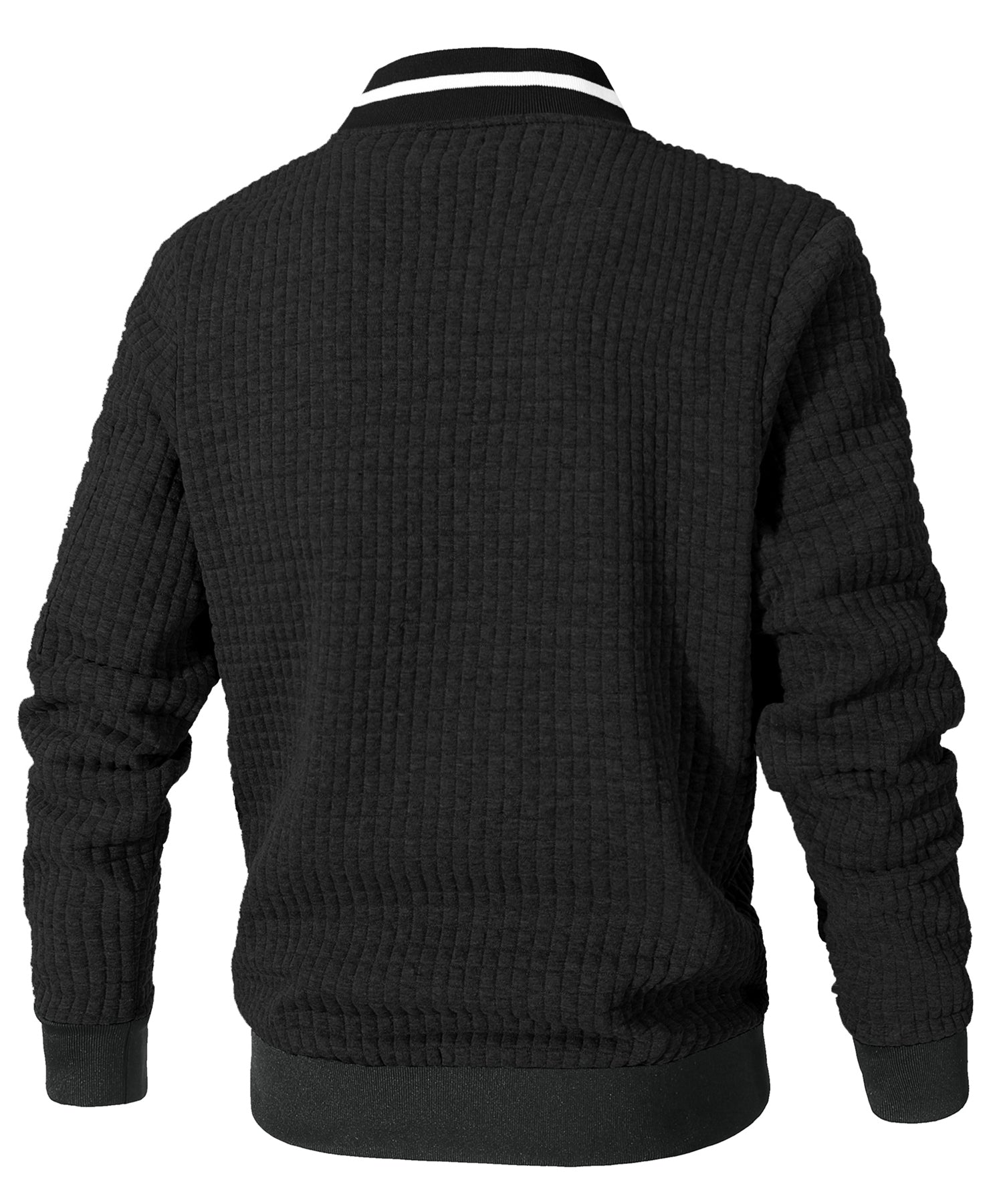 Heren Bomberjack Minimalistisch Katoen-Polyester 8