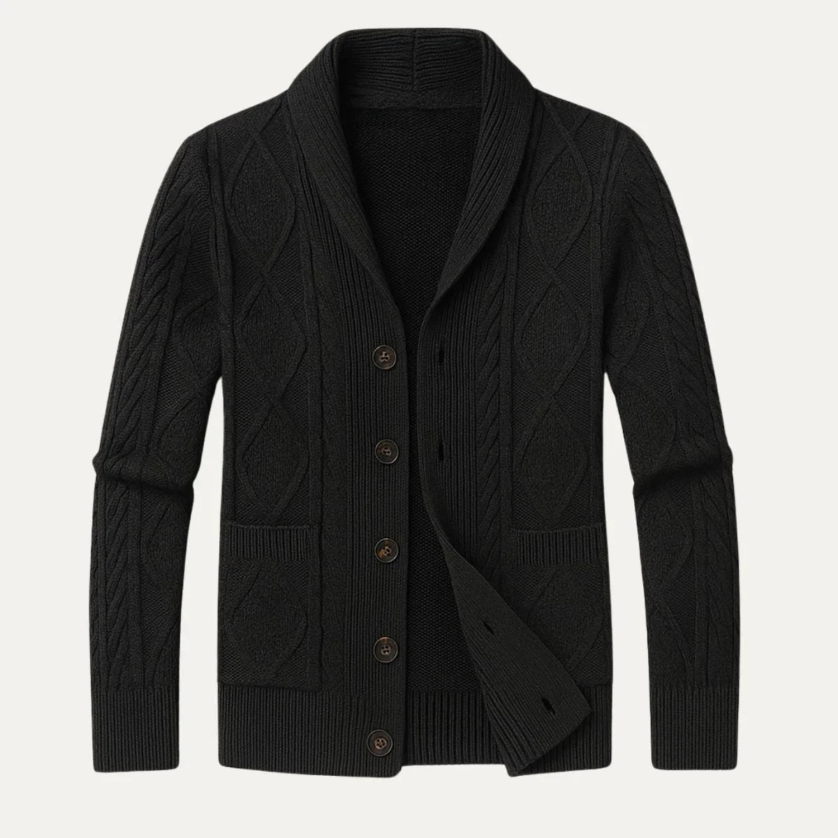 Heren Cardigan van Kasjmier met Relaxed Fit 3