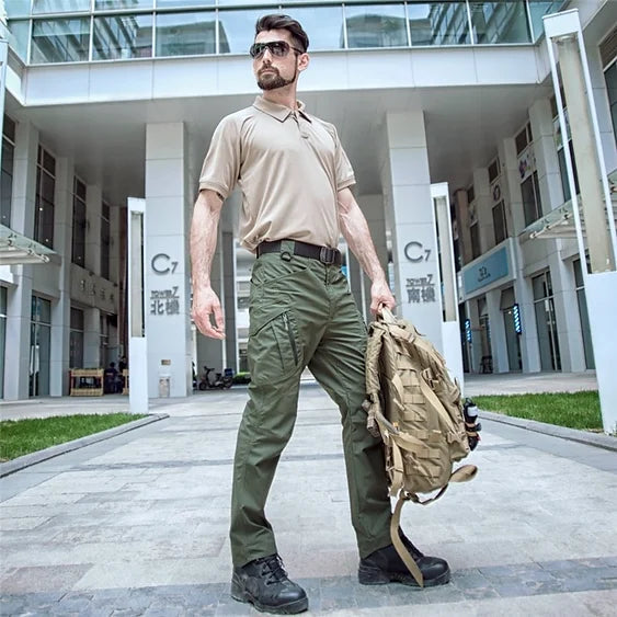 Heren Cargo Broek Tactical Stijl Met Meerdere Zakken 1