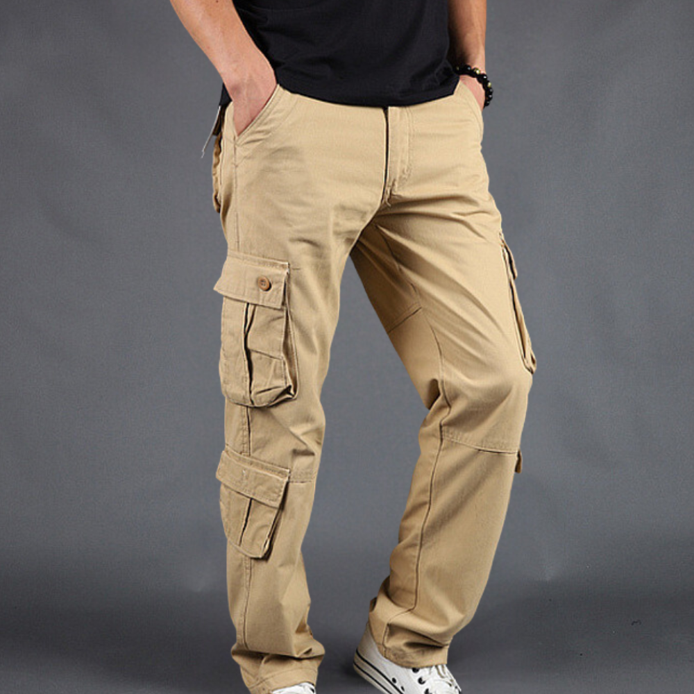 Heren Cargo Broek Urban Stijl met Praktische Lommen 0