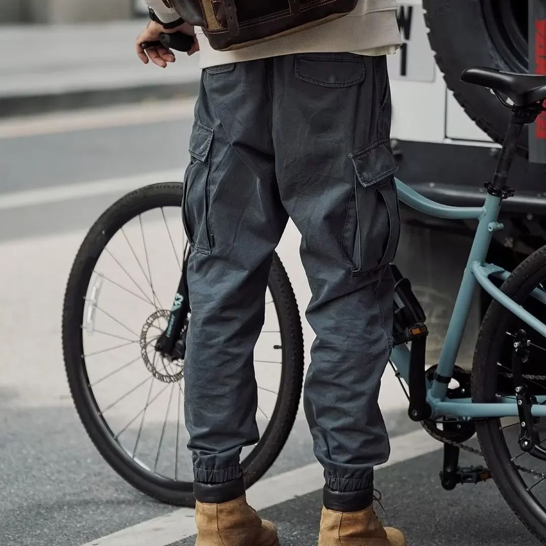 Heren Cargo Broek Vintage Stijl Katoen 1