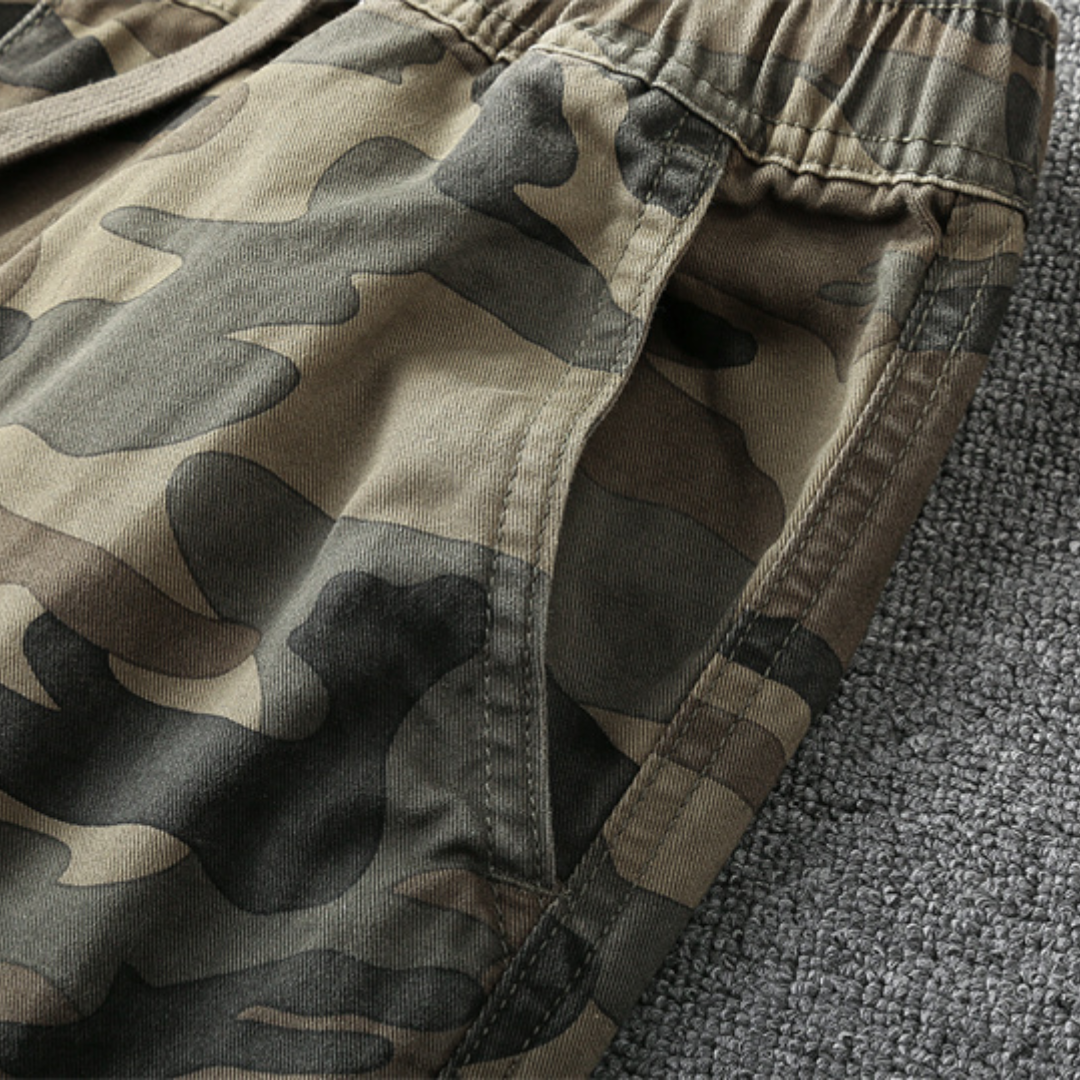 Heren Cargobroek Tactisch Camouflage met Meerdere Zakken 7