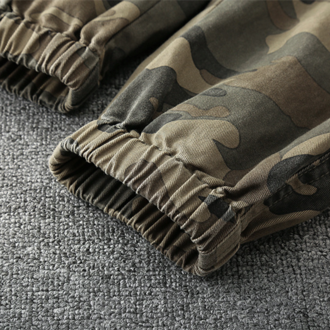 Heren Cargobroek Tactisch Camouflage met Meerdere Zakken 8