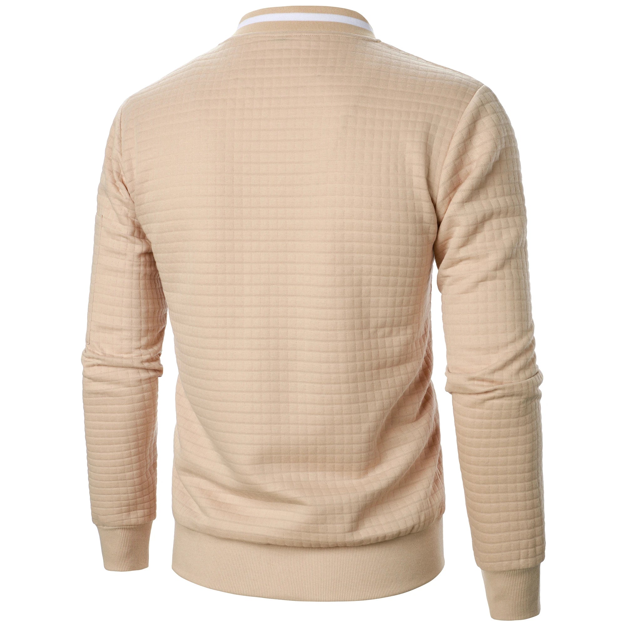 Heren Casual Jack met Staande Kraag en Rits 2