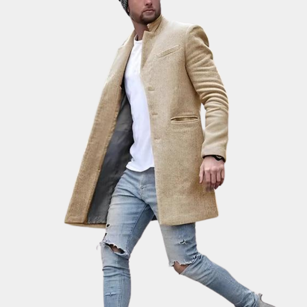 Heren Casual Jas Met Uniek Design 1