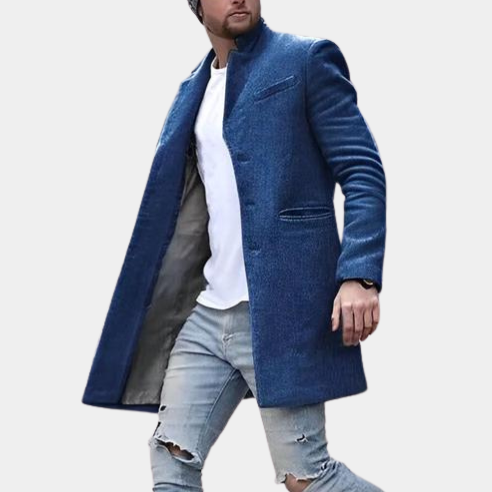 Heren Casual Jas Met Uniek Design 2