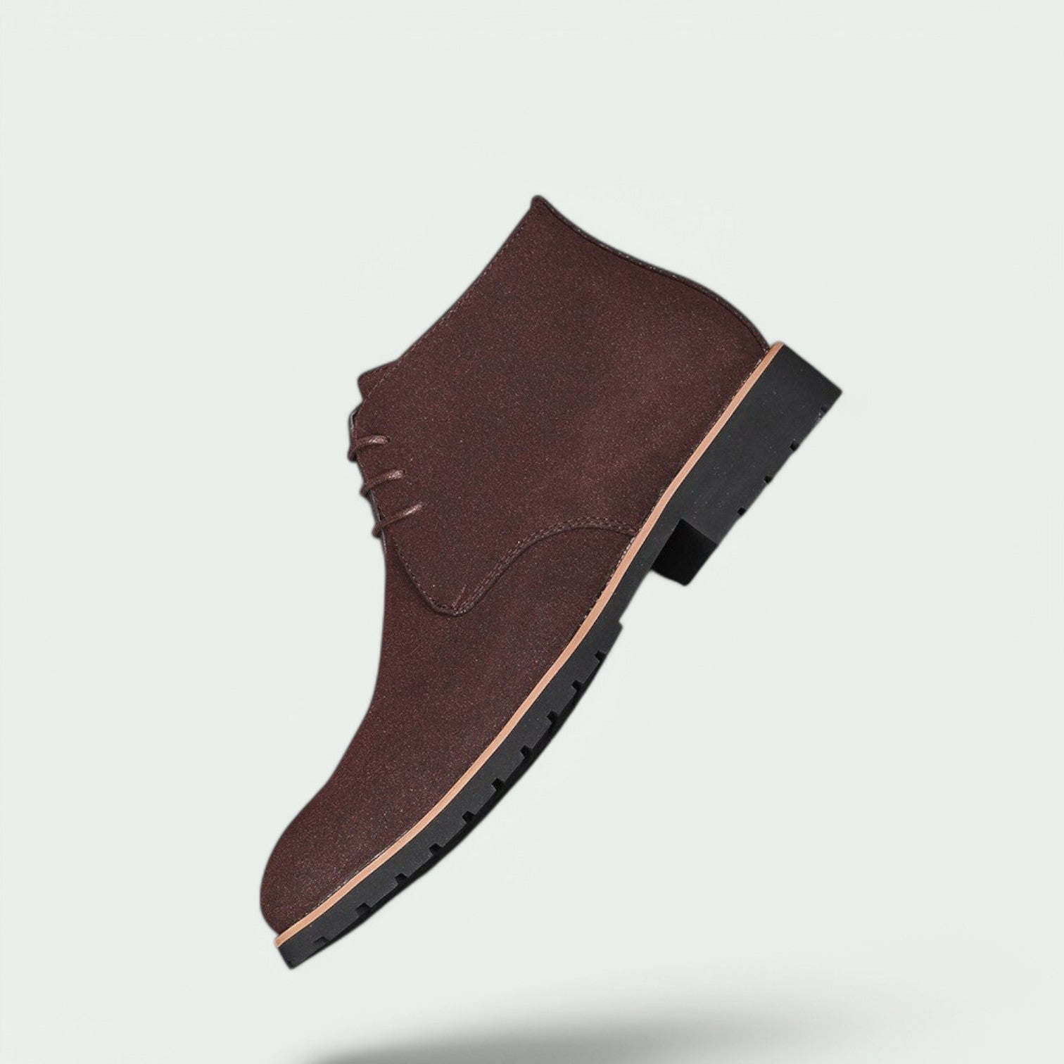 Heren Casual Suède Bottines Met Robuuste Zool 3