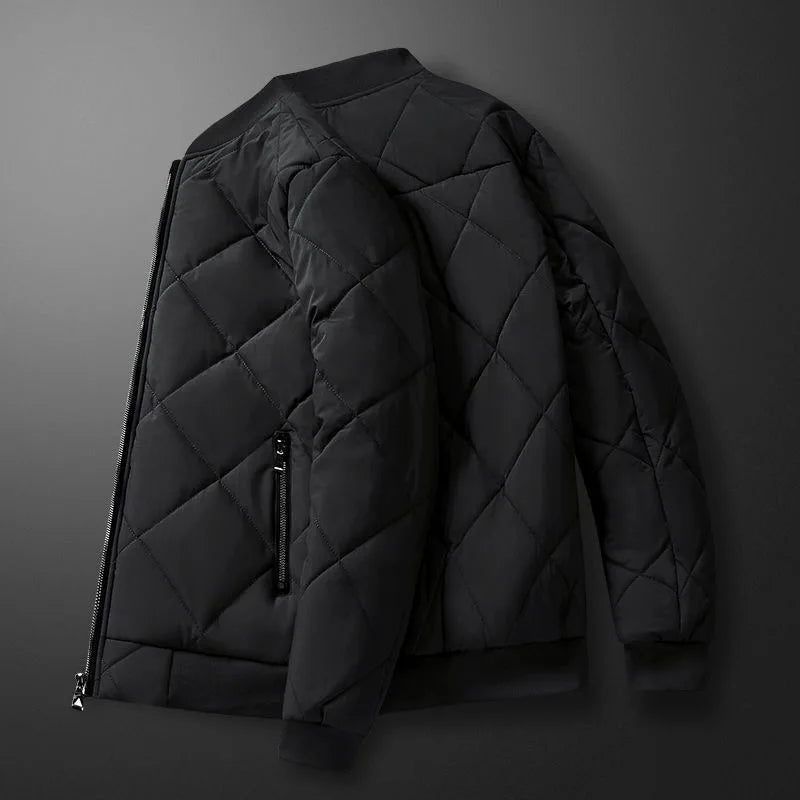 Heren Casual Warm Jacket Met Relaxed Fit 0