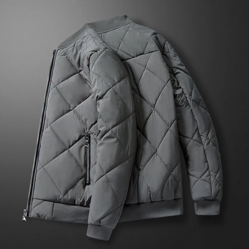 Heren Casual Warm Jacket Met Relaxed Fit 2