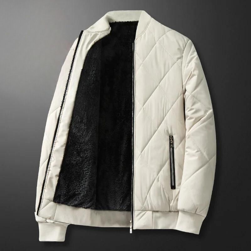 Heren Casual Warm Jacket Met Relaxed Fit 4
