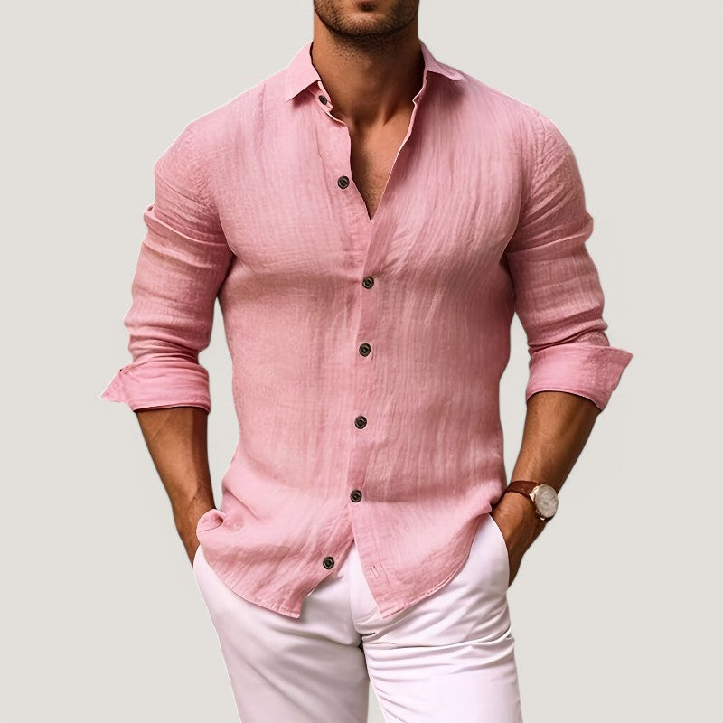Heren Chemise Trachten Regular Fit Katoen 4