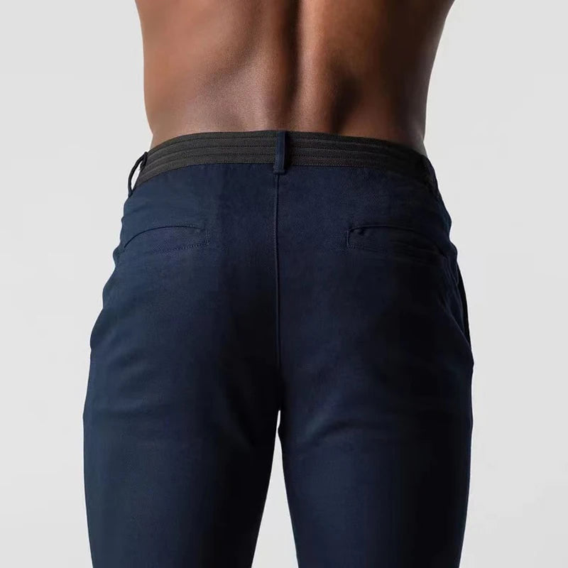 Heren Chino Broek Stretchy Modern Ademend Materiaal 6
