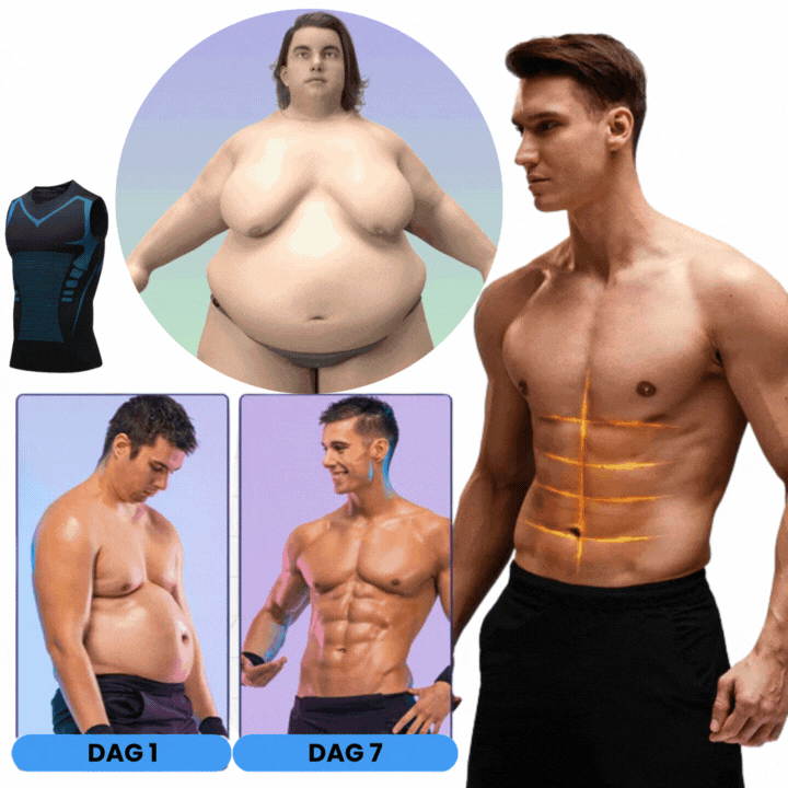 Heren Compressievest voor Rompondersteuning 4
