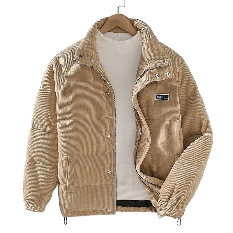 Heren Corduroy Jas Met Zachte Voering 0