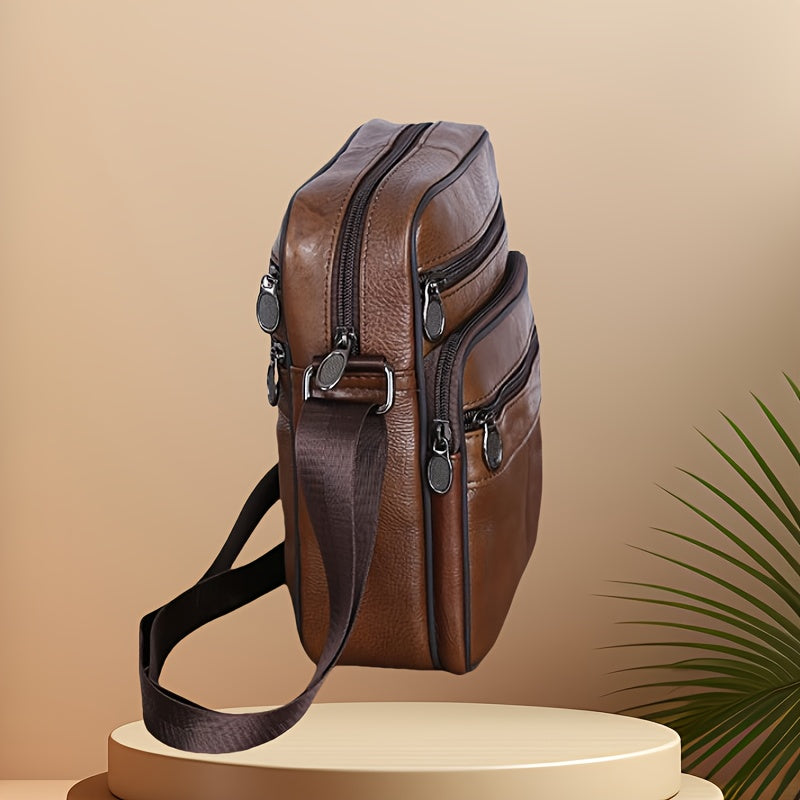 Heren Crossbody Tas Met Verstelbare Riem Stijlvol Ontwerp 1