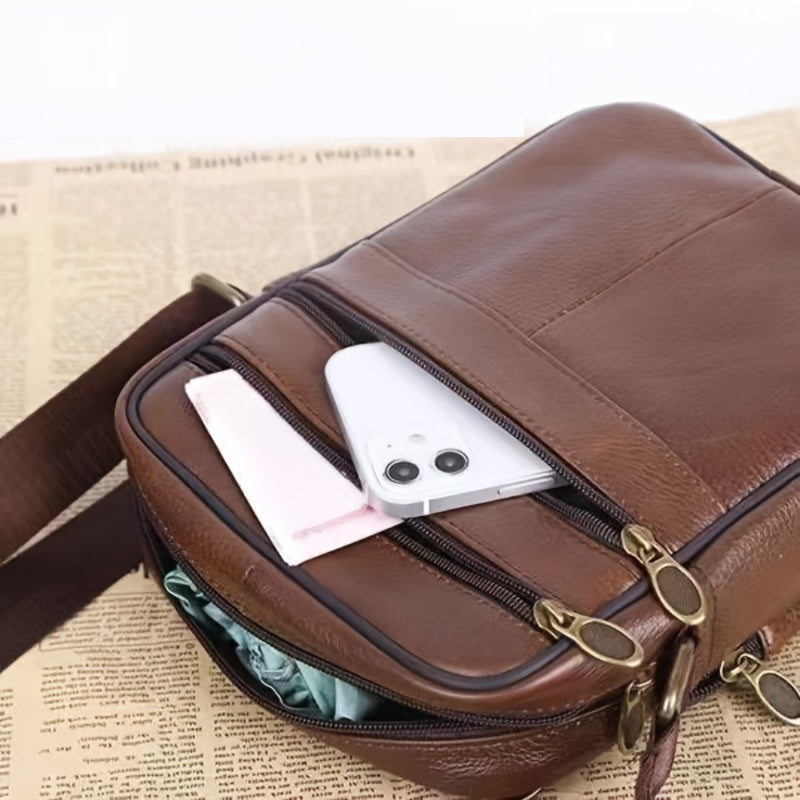 Heren Crossbody Tas Met Verstelbare Riem Stijlvol Ontwerp 7