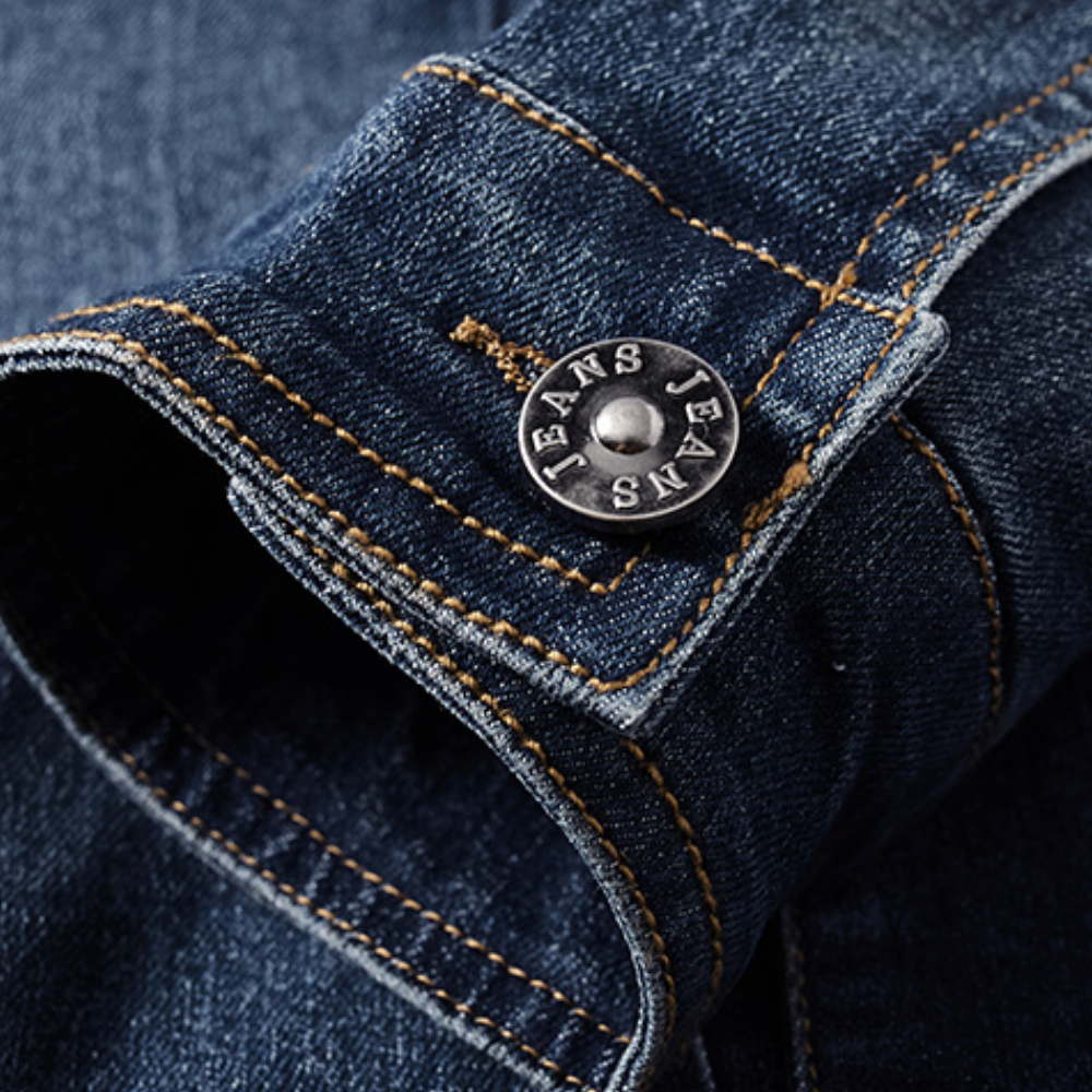Heren Denim Jas Casual Stijl 4