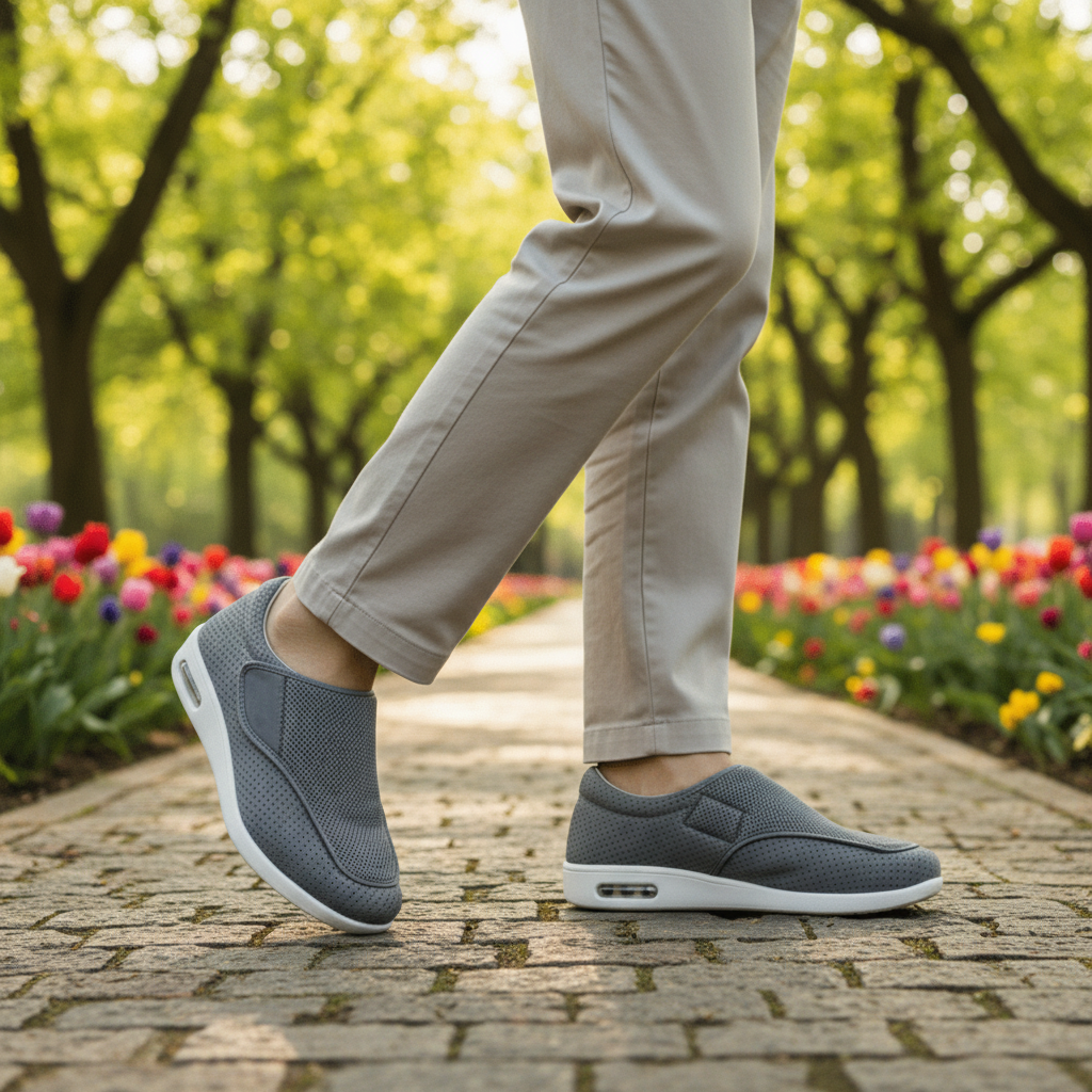 Heren Diabetische Schoenen Comfortabel Ontwerp 1