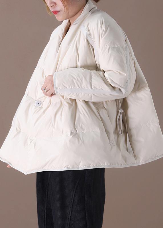 Heren Donsjack Casual Oversized met Opstaande Kraag 1