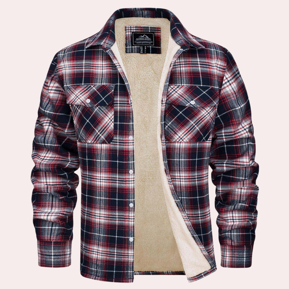 Heren Flanellen Jacket met Voering 1