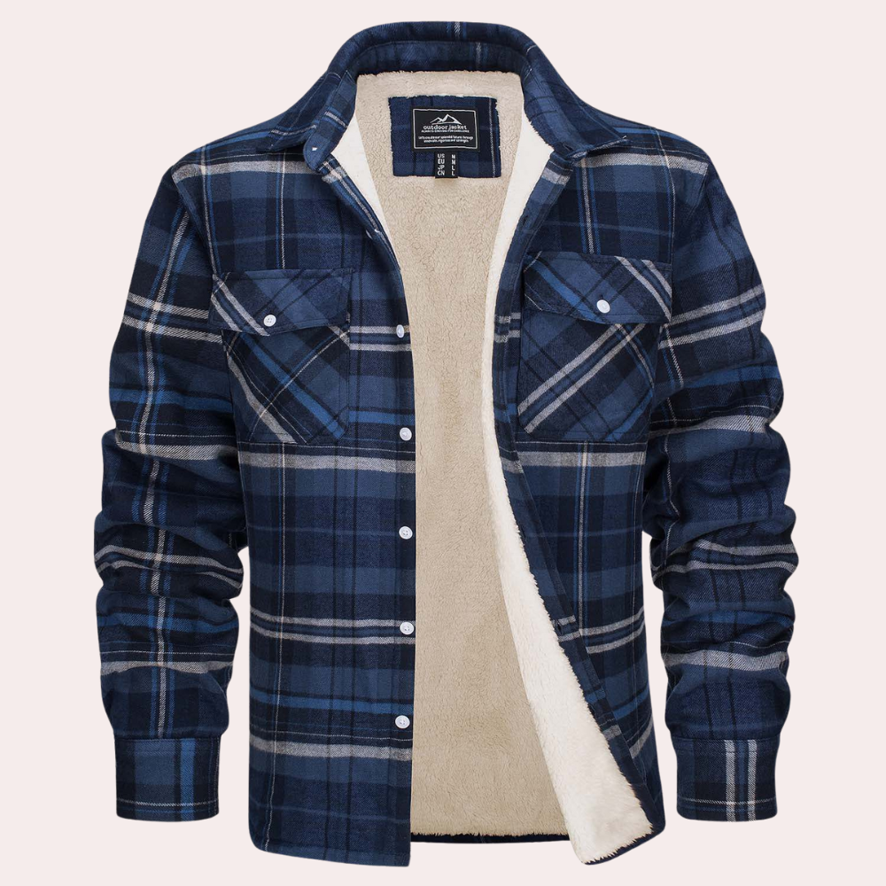 Heren Flanellen Jacket met Voering 2