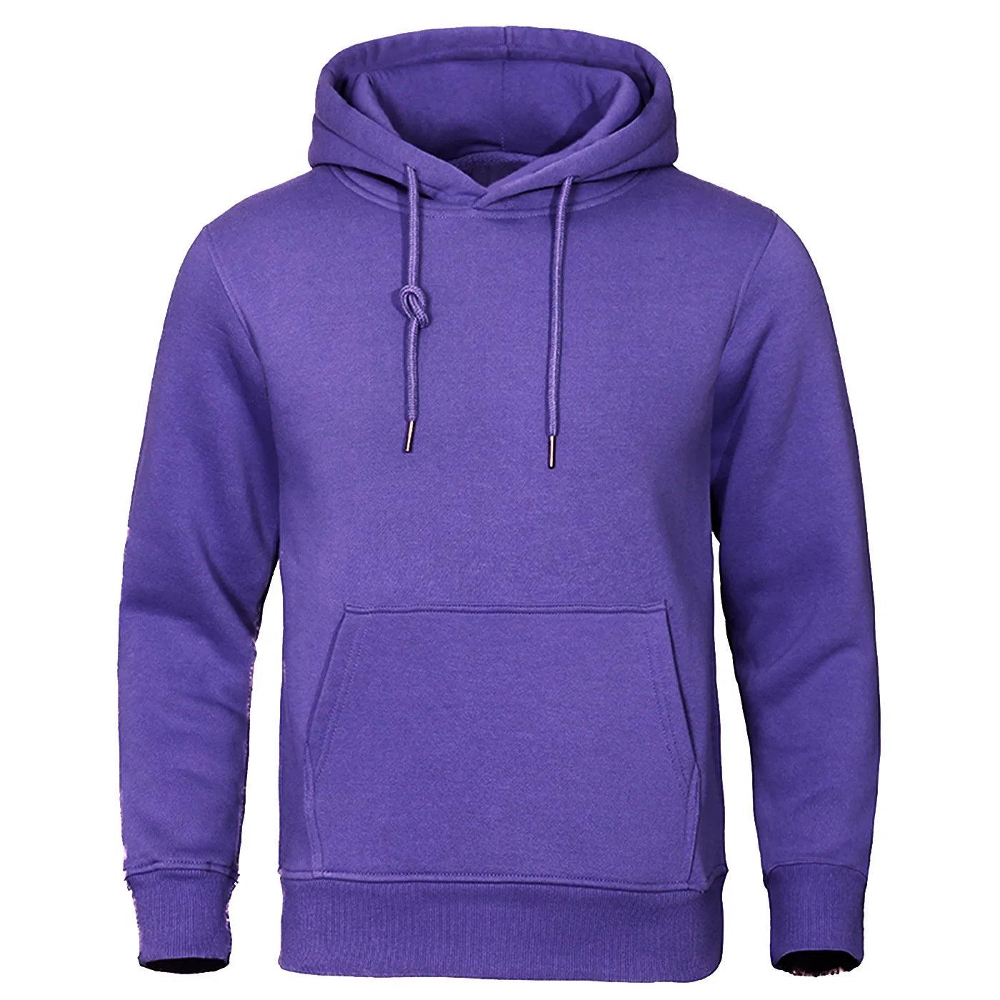 Heren Fleece Hoodie Casual Stijl 8