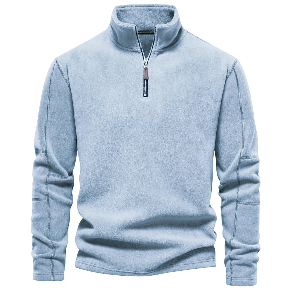 Heren Fleece Jacket Rits Kraag Casual Fleece 10