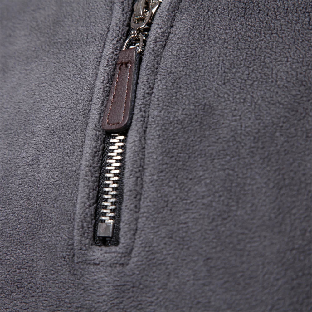 Heren Fleece Jacket Rits Kraag Casual Fleece 3