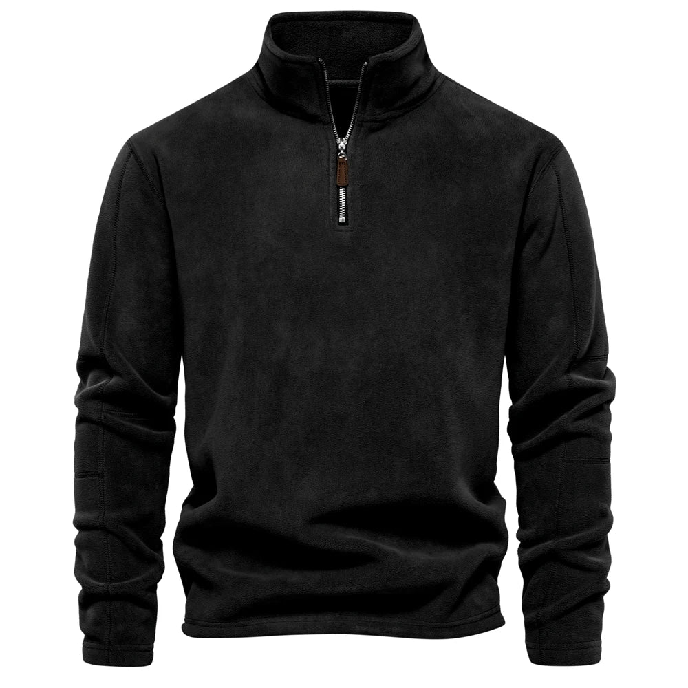 Heren Fleece Jacket Rits Kraag Casual Fleece 6