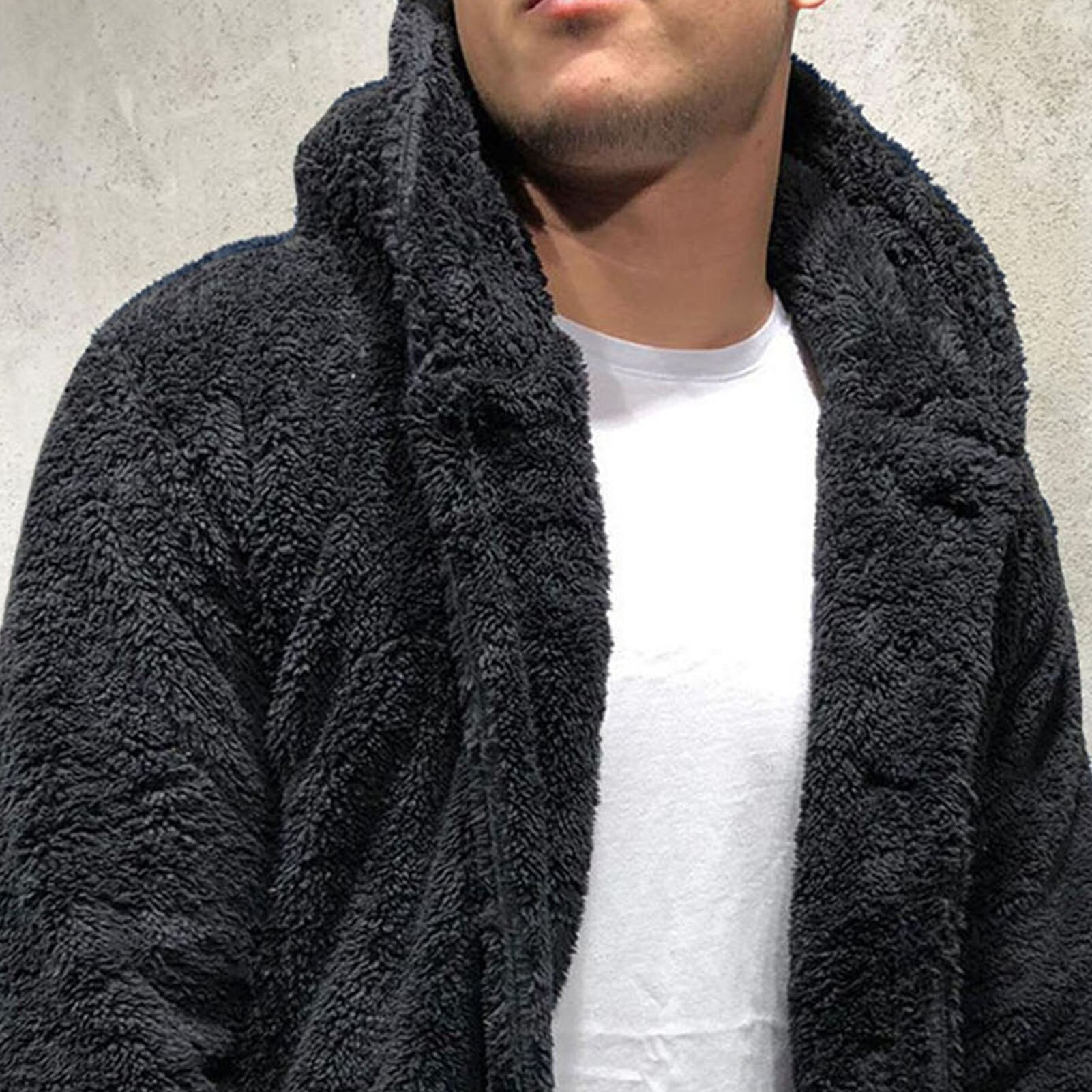 Heren Fleece Jas Casual Stijl 4